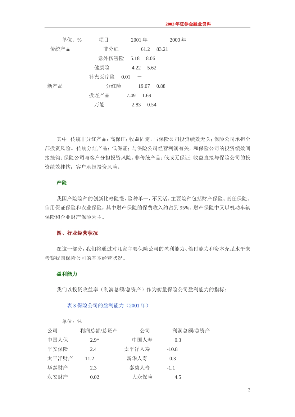 保险业研究报告_第3页