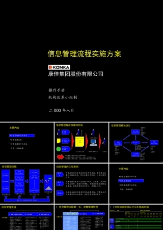 麦肯锡-康佳系列手册之信息管理流程