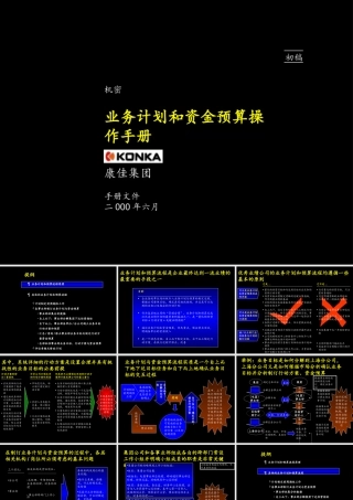 麦肯锡-康佳系列手册之业务计划和资金预算操作手册