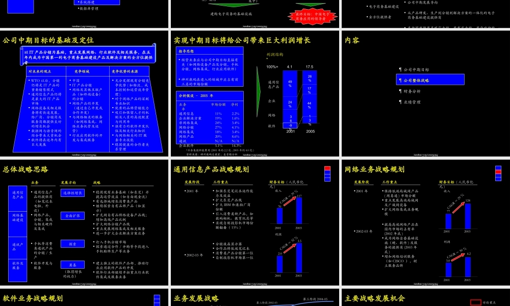 麦肯锡—神州数码公司发展战略咨询报告