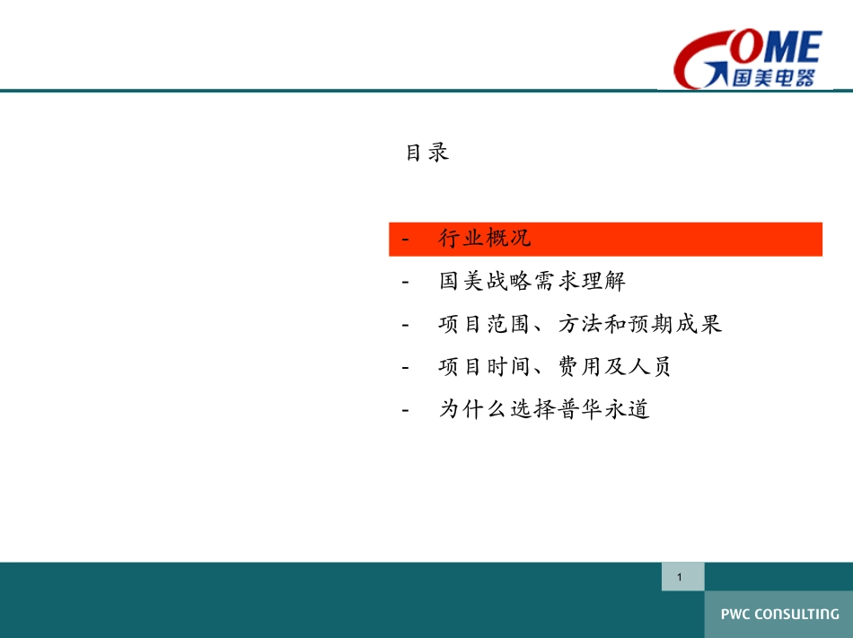 普华 国美公司战略与业务管理项目建议书_第2页