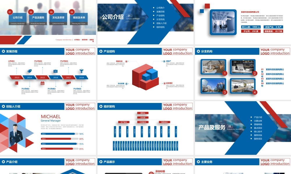 PPT模版企业宣传(4)