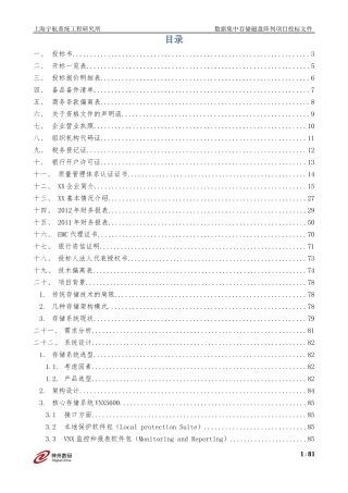 神州数码投标文件