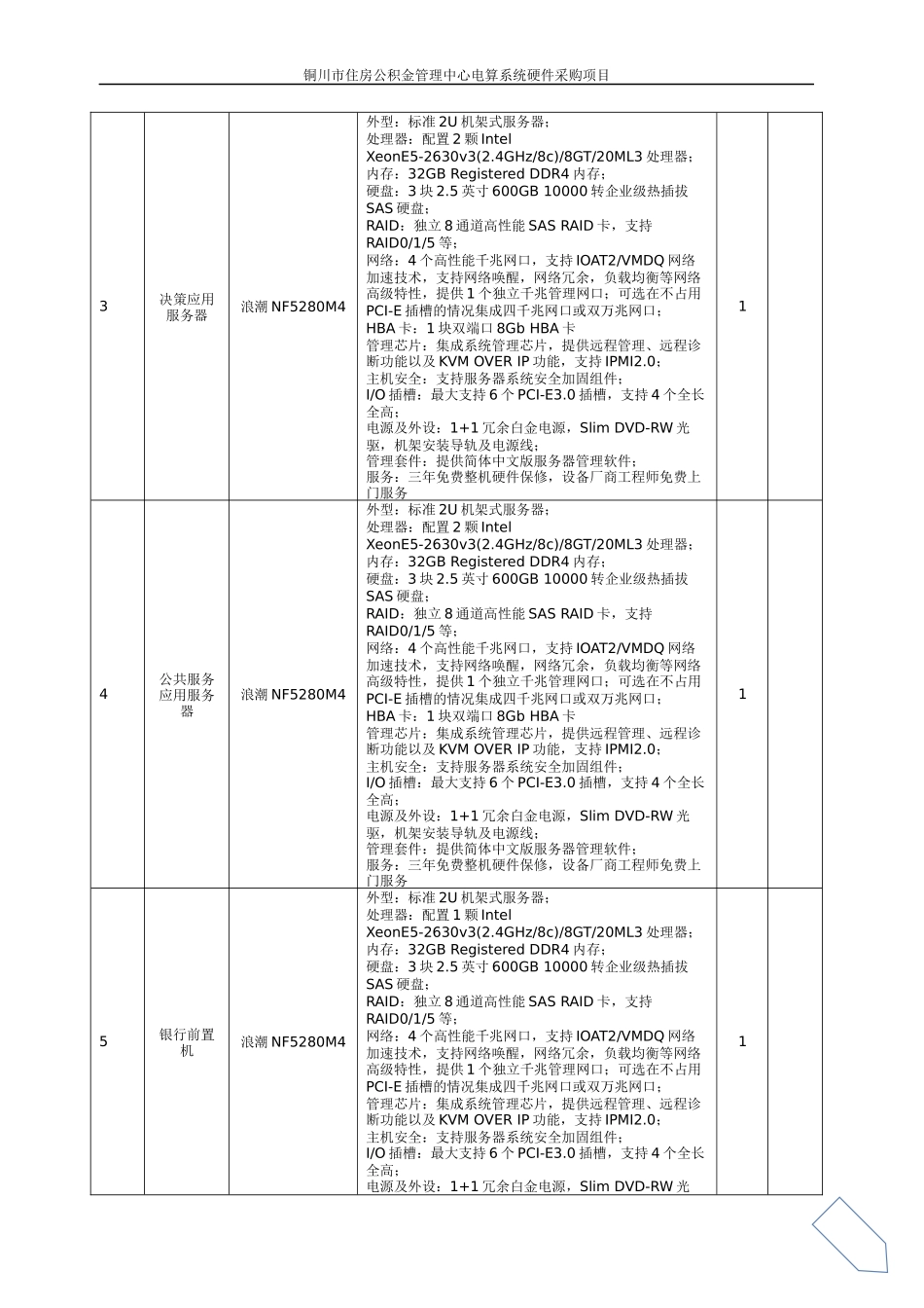 市住房公积金管理中心电算系统硬件采购项目投标文件技术方案 1113_第2页