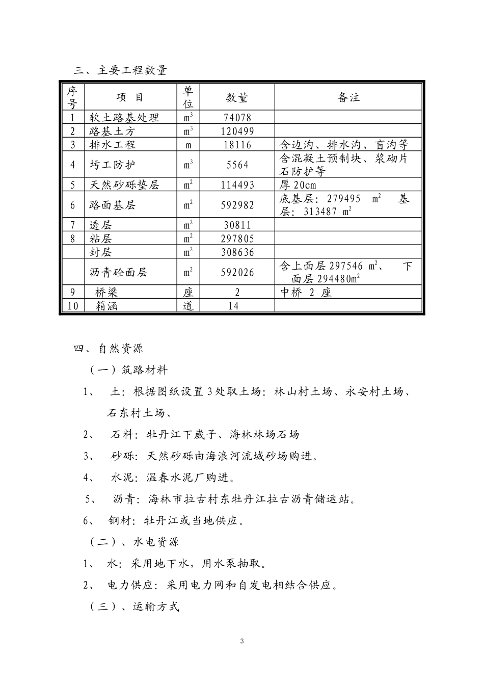 省道公路改扩建工程施工组织设计_第3页