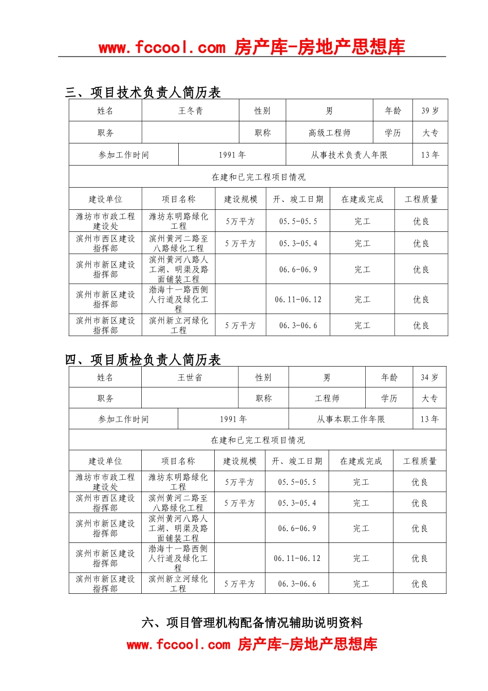 绿化施工工程投标文件（技术标）_第2页