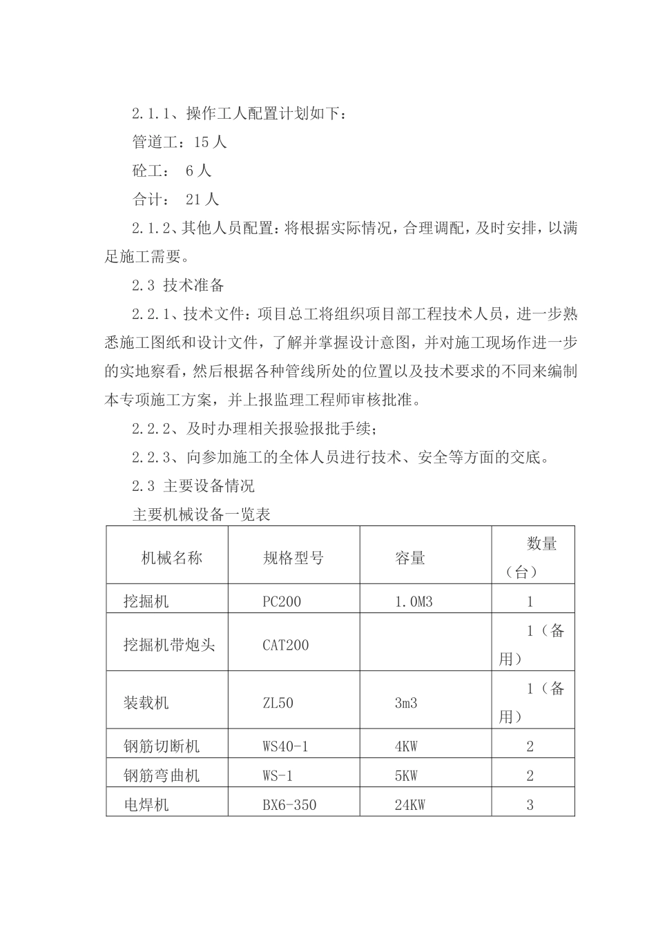 市政弱电电力通信管道工程施工方案_第2页