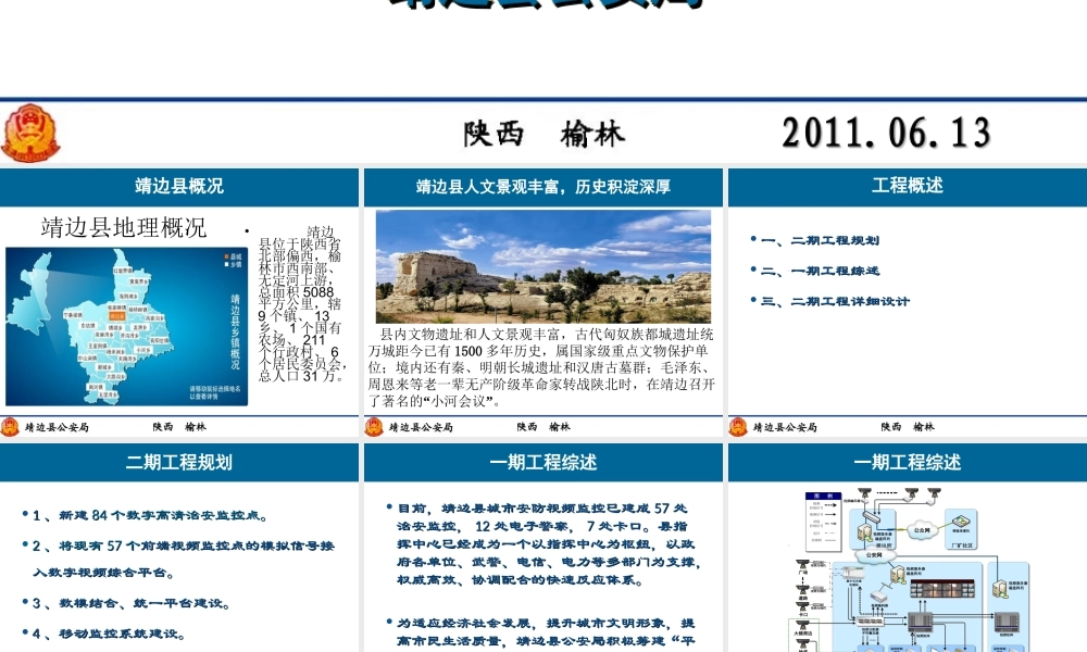 某平安城市项目技术方案(公安厅评审)