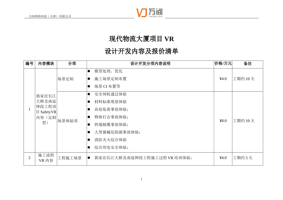 VR部分报价单_第3页