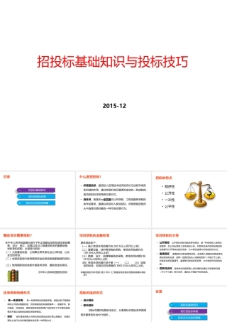 招投标基础知识与投标技巧
