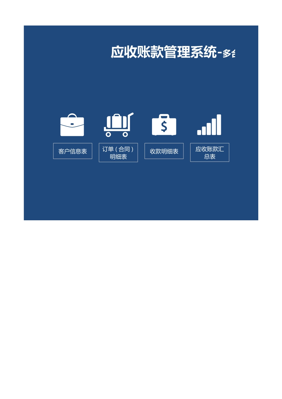应收账款管理系统-多合同管理_第1页