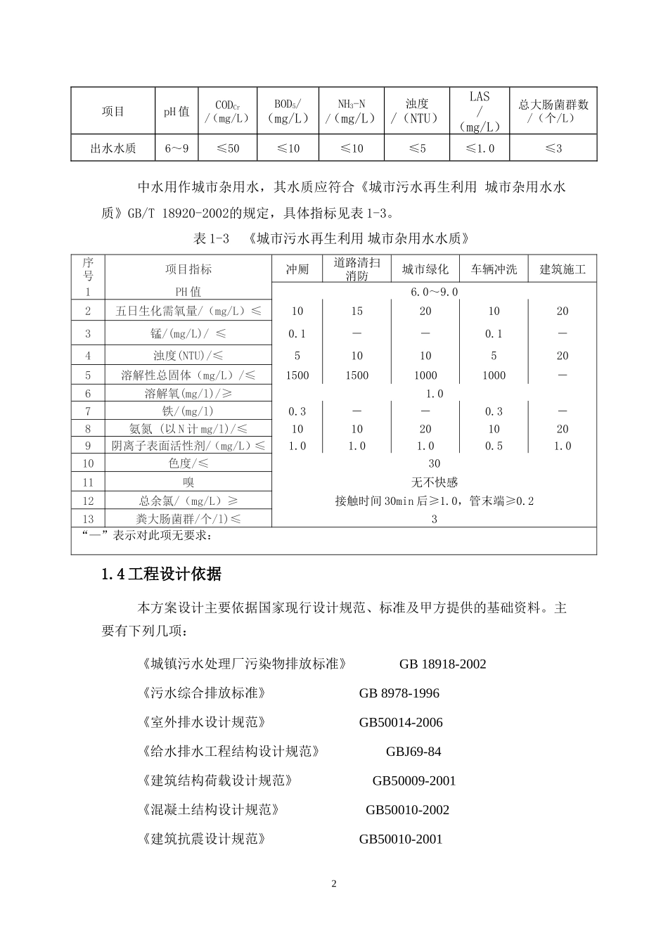 金寨寰珑中水回用混凝沉淀方案后2_第2页