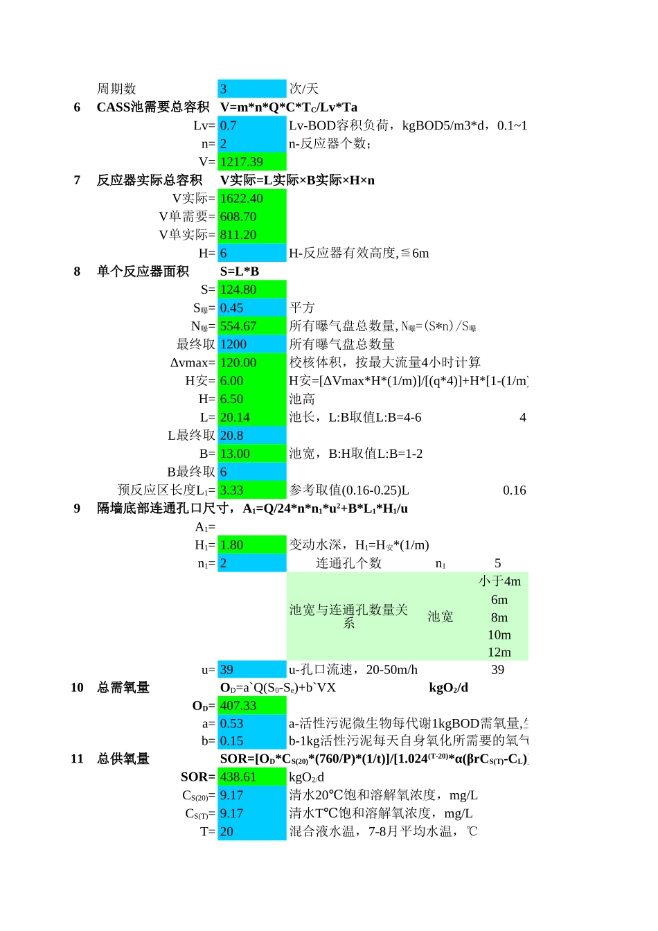 CASS工艺计算表(全)_第2页