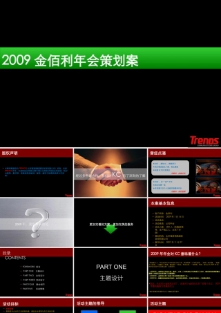 金佰利年会策划案