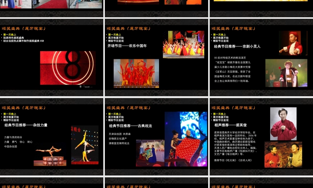 天津高速发展有限公司年会策划案