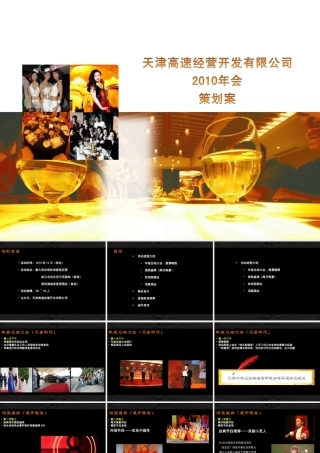 天津高速发展有限公司年会策划案