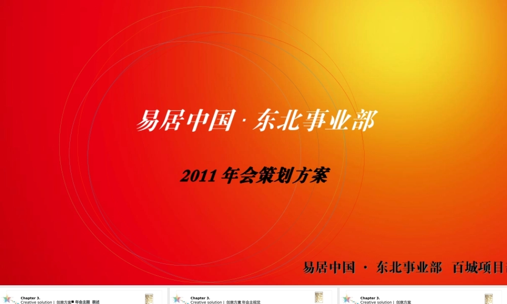 年易居年会策划方案