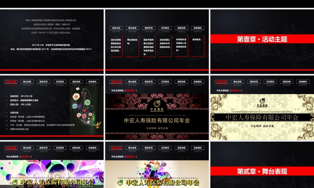 中宏保险年会