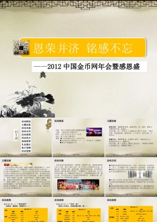 中国金币网年会PPT