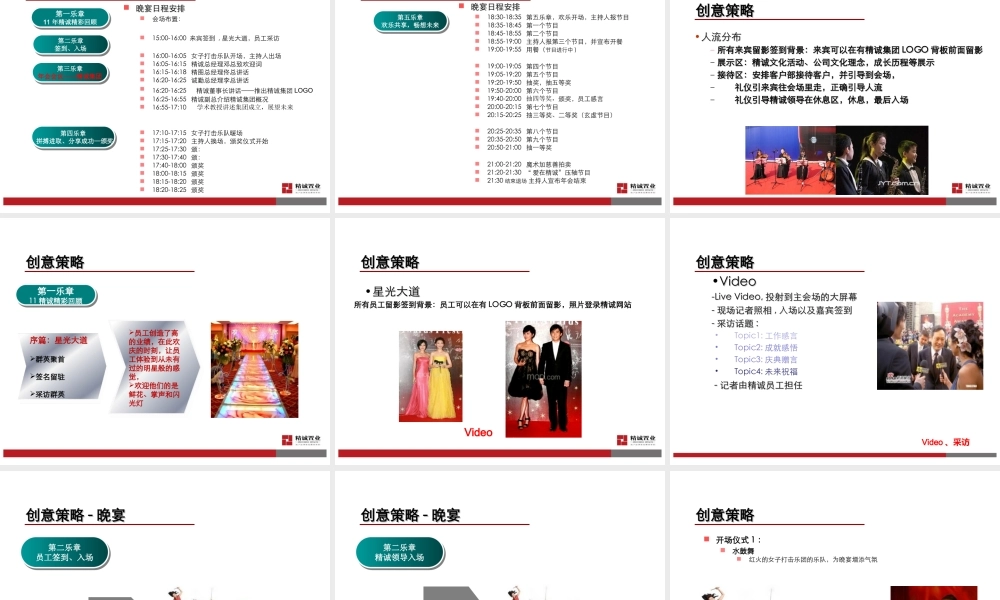 精诚年会 Party 方案
