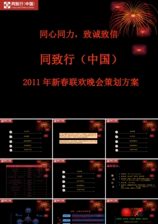 同致行（中国）年会策划方案.