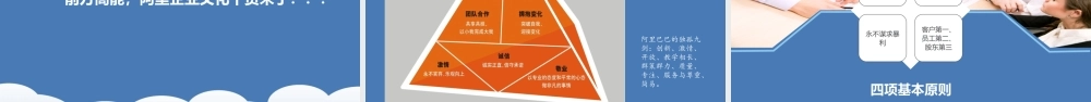 阿里巴巴企业文化（5页PPT）