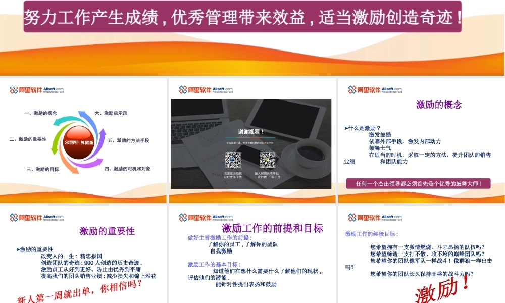 “走进”名企学习成功之道：阿里巴巴销售团队激励方案