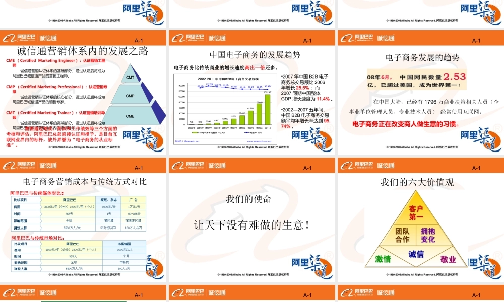 成功之路秘籍(阿里巴巴内训绝密)