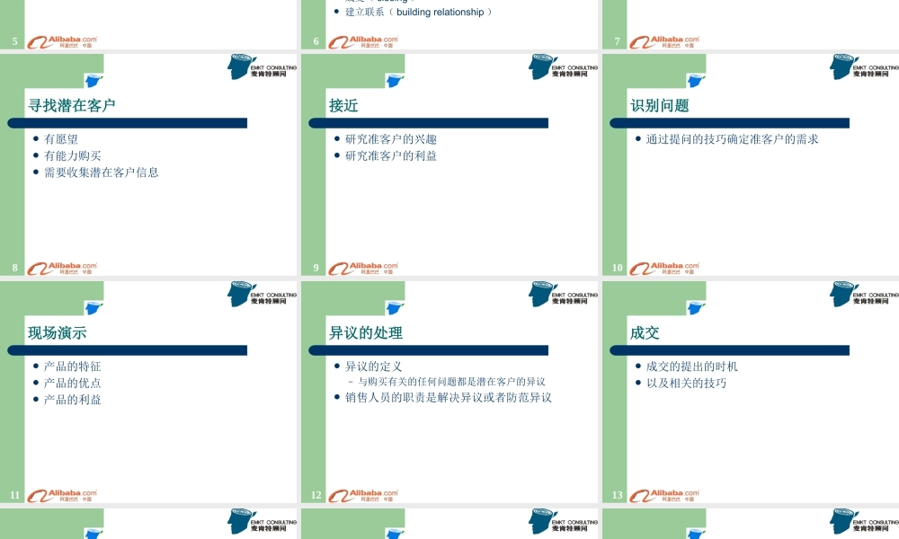 阿里巴巴内部营销培训(详细)PPT