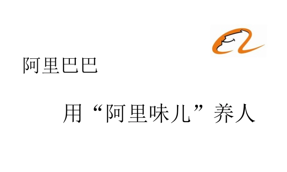 阿里巴巴培训体系