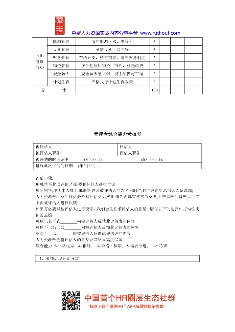 华为公司实用性各种绩效图表汇总 _第3页
