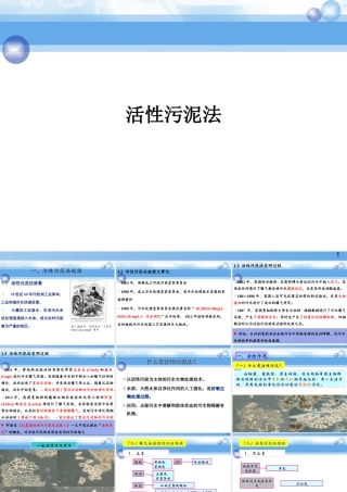 活性污泥法原理与应用