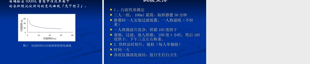 活性污泥性能指标的测定