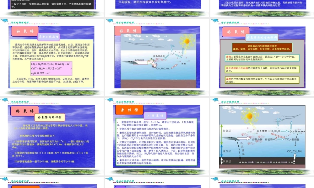 第六章__污水的自然生物处理技术