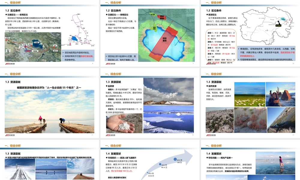 青海茶卡盐湖·天空之镜旅游区项目建议书——中国旅游研究院