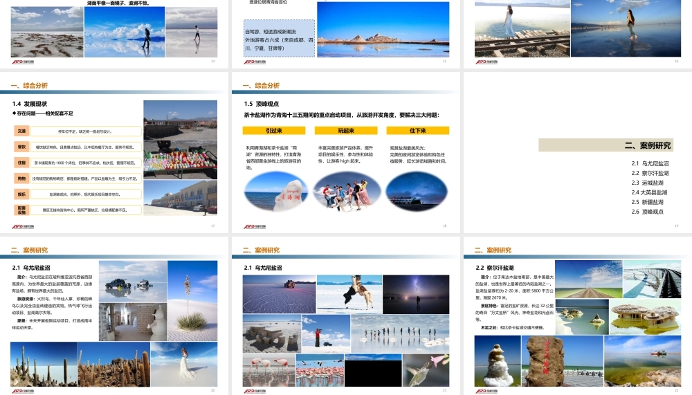 青海茶卡盐湖·天空之镜旅游区项目建议书——中国旅游研究院