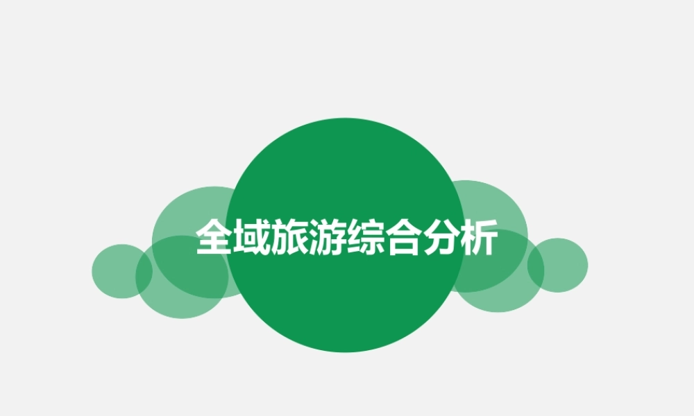 全域旅游分析