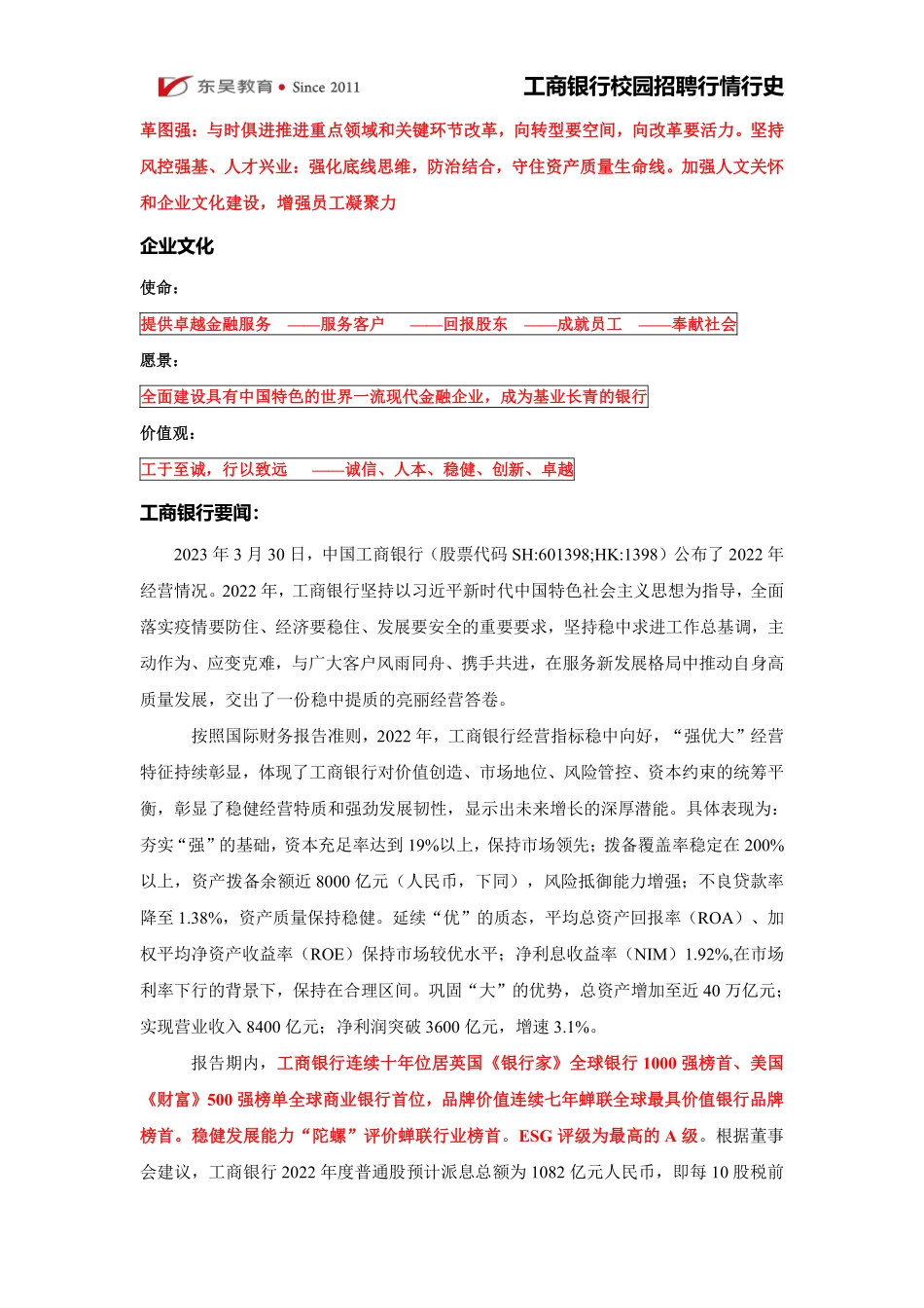 中国工商银行校招考试行情行史（2024版）_第2页