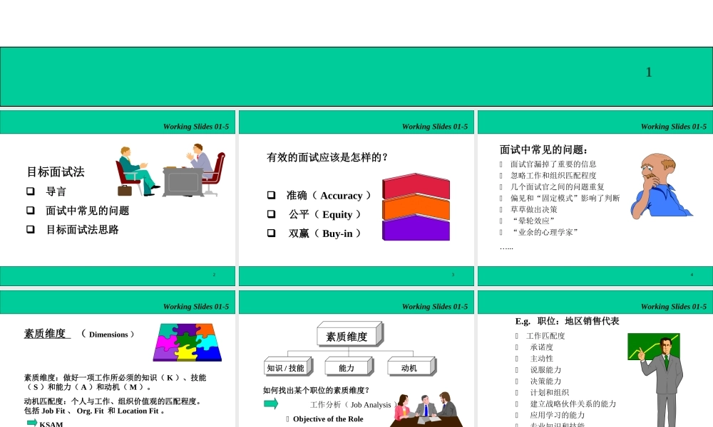 【面试方法】结构化面试法-17页