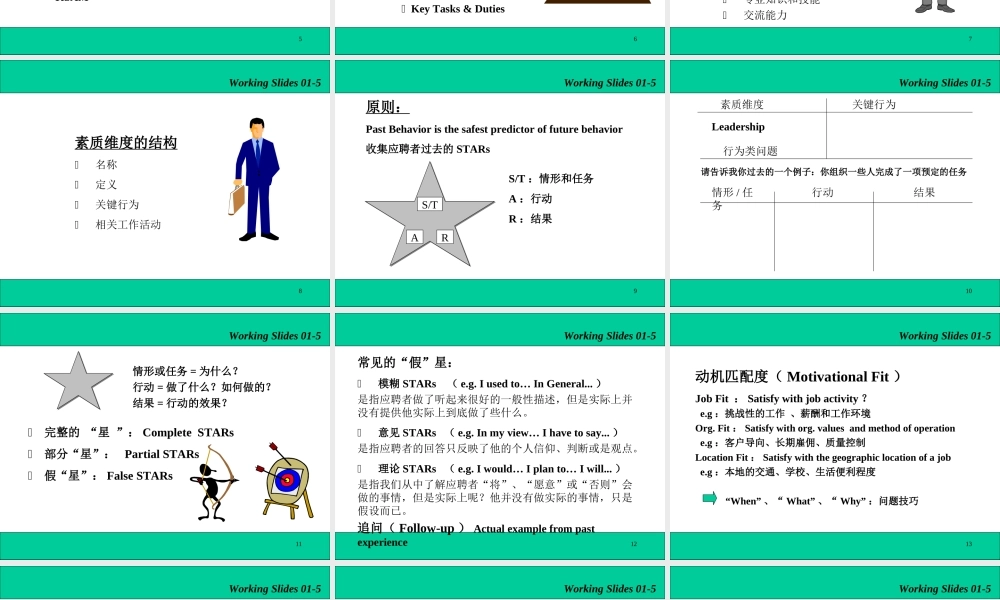 【面试方法】结构化面试法-17页