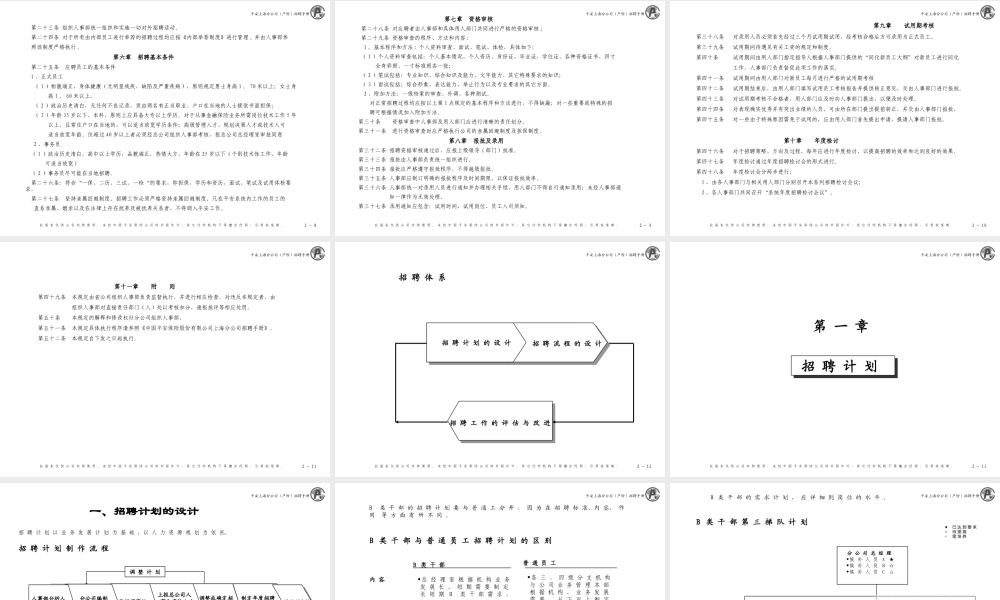 【制度流程册】上海产险招聘手册-76页