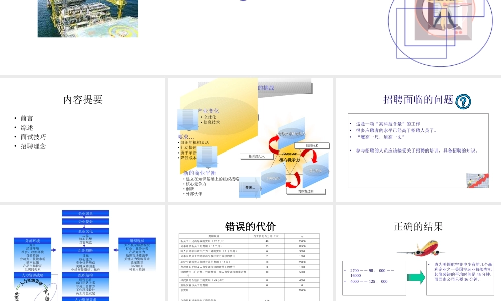 【实例】中化石油中心 招聘面试内部培训讲义-53页