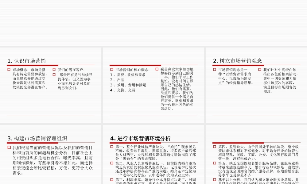 缘来是你婚介公司策划部