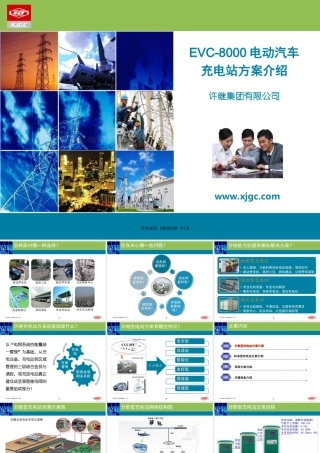许继集团EVC-8000电动汽车充电站方案介绍1