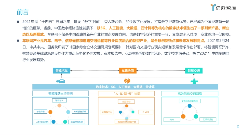 2021中国车联网行业发展趋势研究报告_第2页