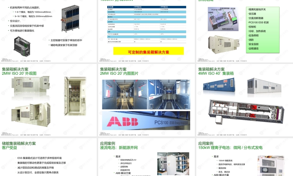 ABB储能系统解决方案