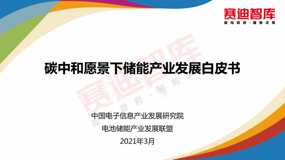 碳中和愿景下储能产业发展白皮书_第1页