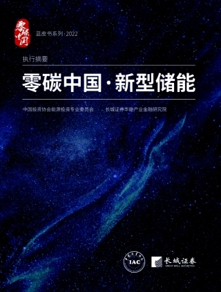 中国投资协会零碳中国-新型储能蓝皮书2022版20页