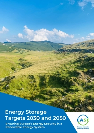 欧洲储能协会欧洲2030及2050储能目标研究报告英文版