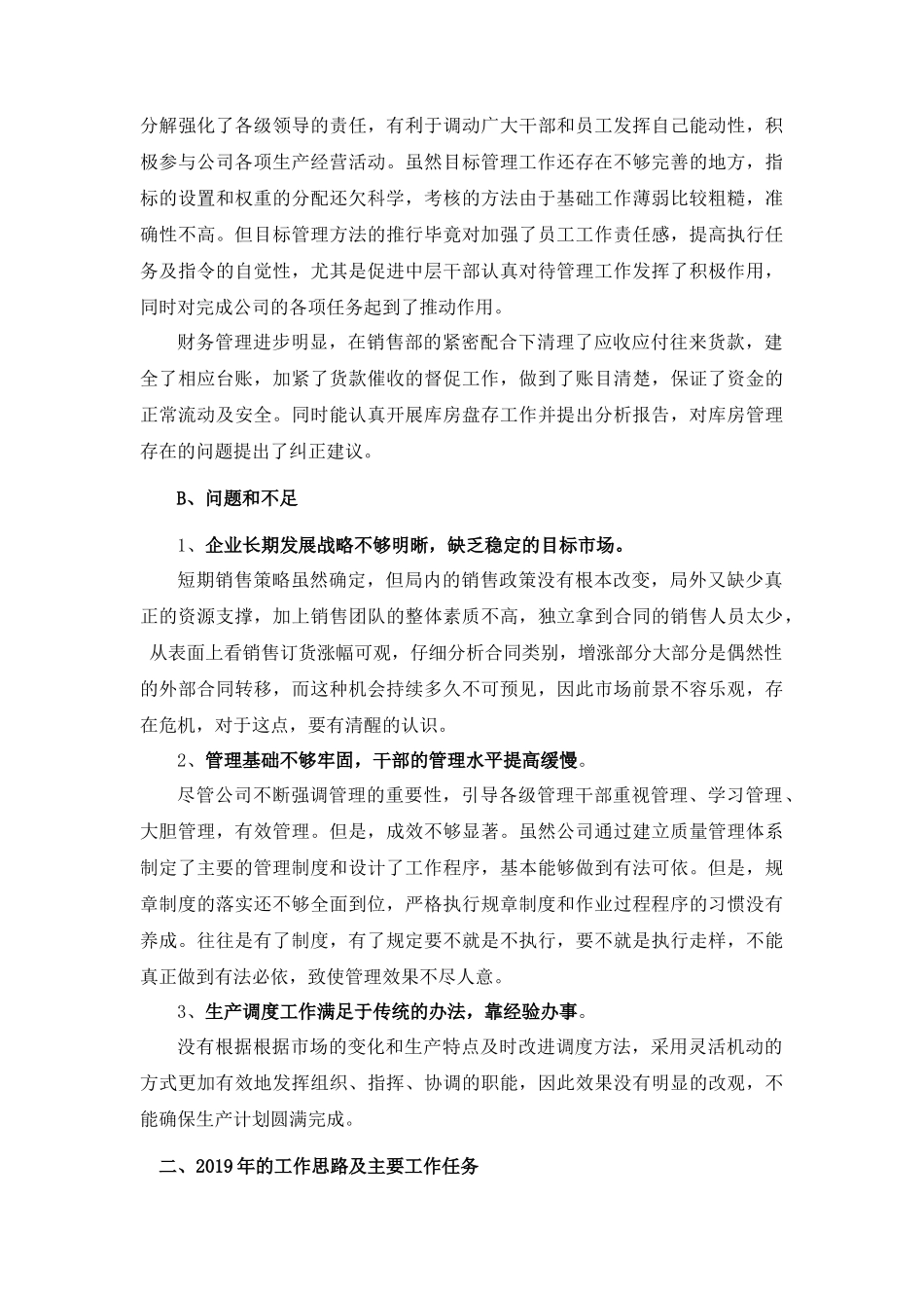 2018年度总经理工作报告_第2页